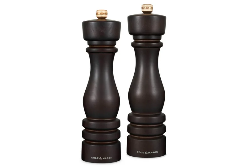Coffret moulins sel et poivre Cole & Mason London chocolat 22cm