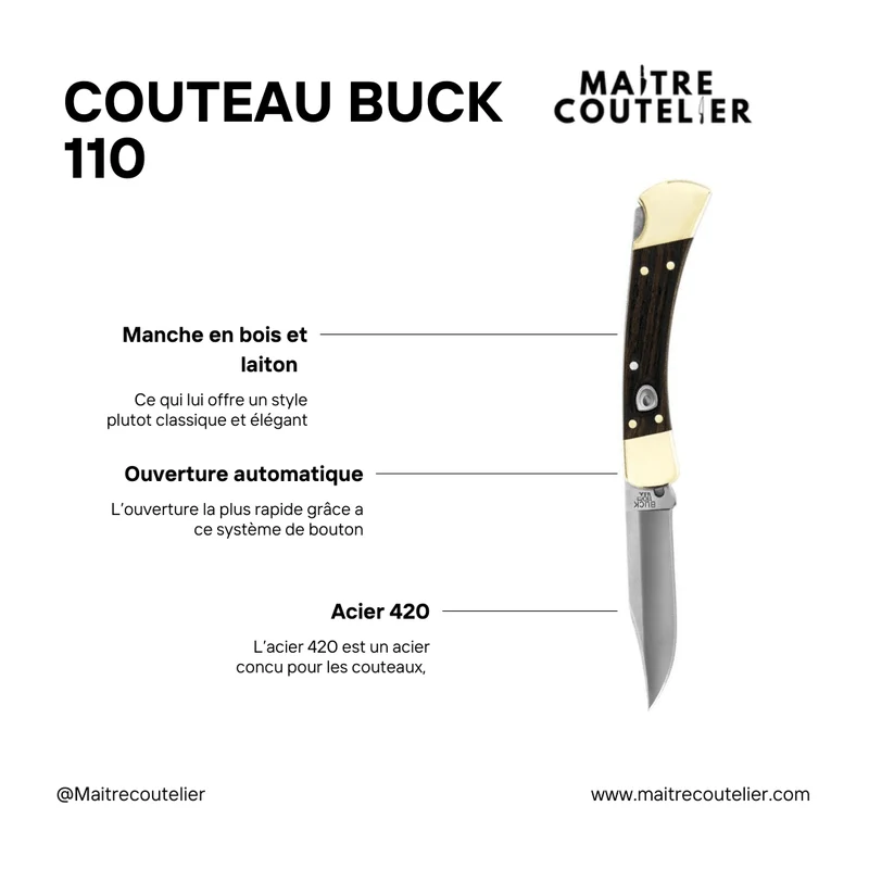Couteau Automatique Buck 110