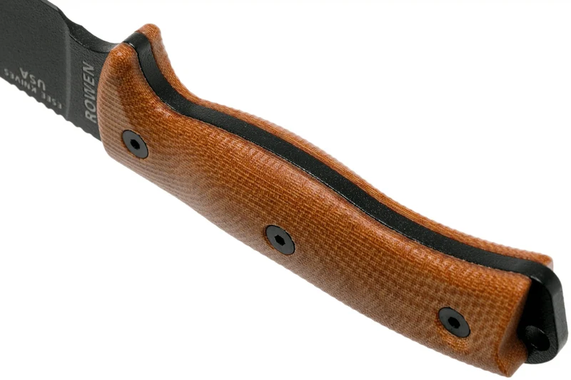 Couteau Esee 6 6PB-011 lame carbone 16,5cm manche G10/micarta marron + étui