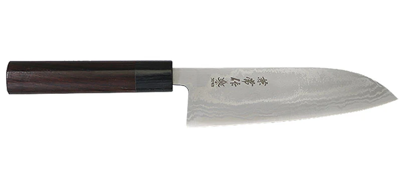 Couteau Japonais Bois Santoku Kane Tsune