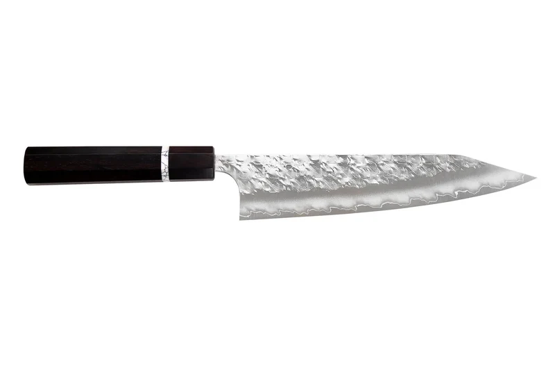 Couteau kiritsuke 21cm japonais artisanal Yoshimi Kato Hyo SG2