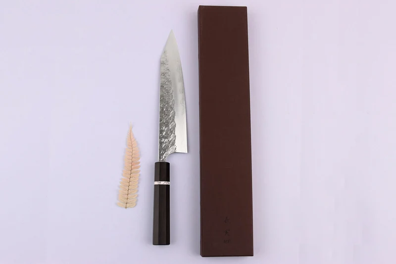 Couteau kiritsuke 21cm japonais artisanal Yoshimi Kato Hyo SG2