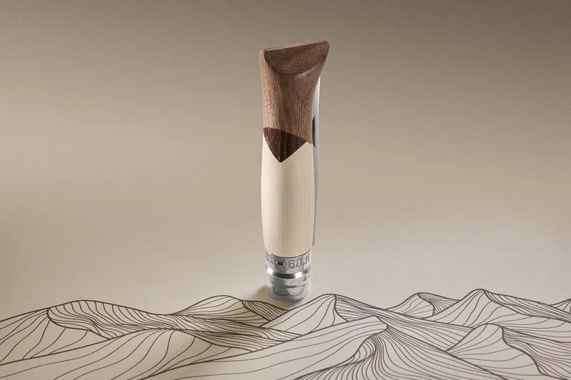 Couteau pliant Opinel Tradition Luxe Cime n°09 lame 9cm manche érable + frêne + noyer