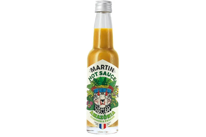 Sauce Martin Amazonia force 5/12 piment Trinidad et fruit de la passion 100g