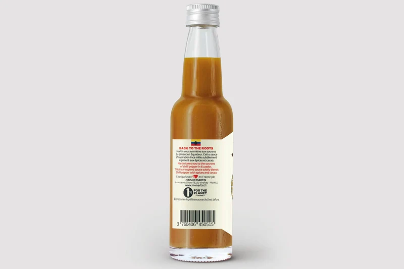 Sauce Martin Diablito force 4/12 piment Chipotle et cacao 100g