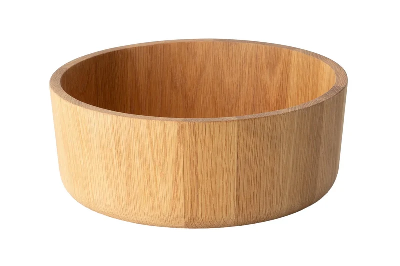 Saladier Continenta en bois de chêne Ø26x10,3cm