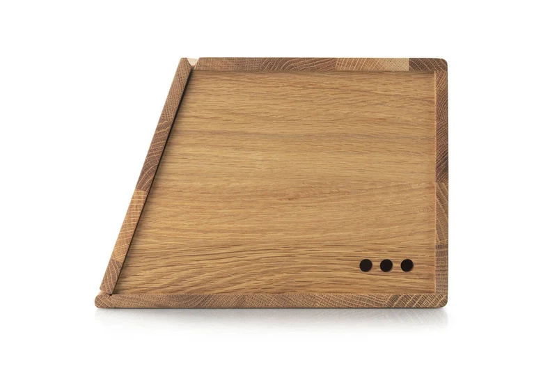 Boite à pain Continenta en bois de chêne 40x26x18,5cm