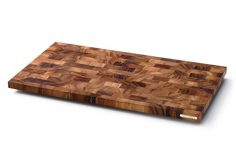 Planche à découper Continenta en bois d'acacia 54x29x2,5cm
