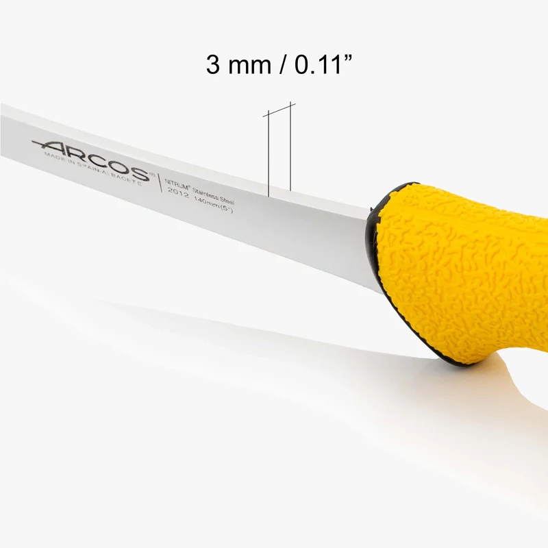 Cuchillo Deshuesador Rígido Serie Dúo Pro 140 mm Punta Biselada
