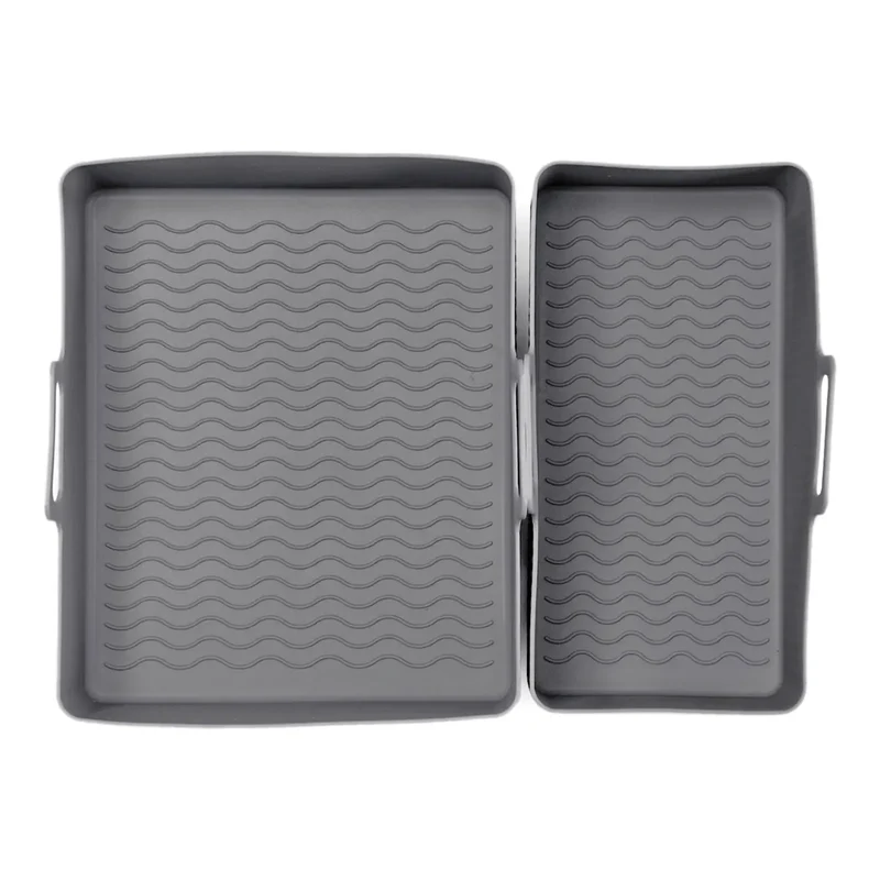 Moule Silicone Air Fryer Réutilisable Lot de 2 Pièces Rectangulaires
