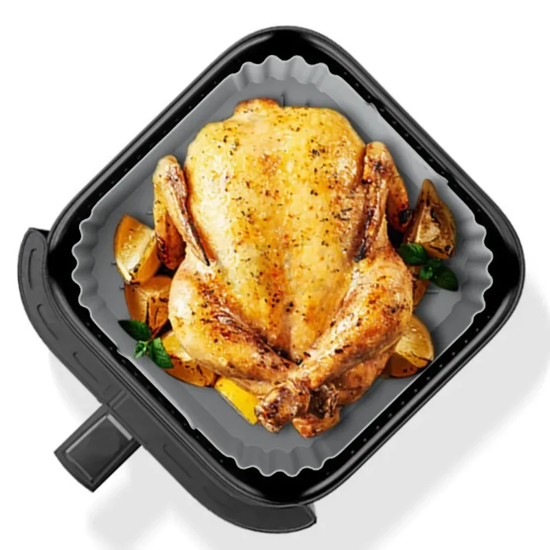 Moule Silicone Air Fryer Réutilisable 225 cm pour Friture 5-8QT