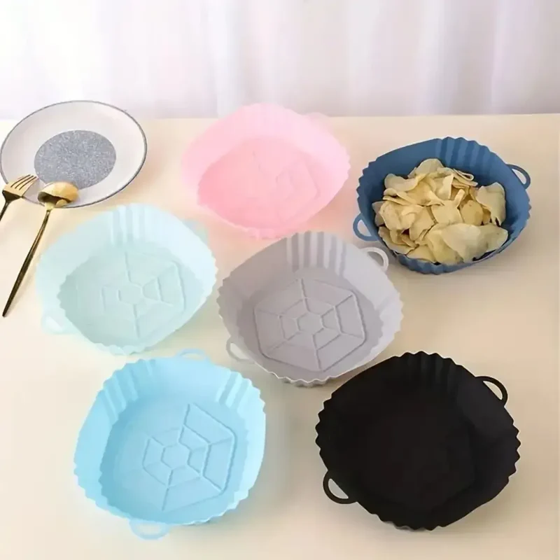 Moule Silicone Air Fryer Réutilisable - Lot de 2 Pièces