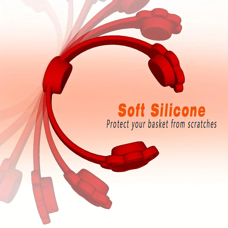 Kit Accessoires Air Fryer - 12 Pièces de Crochets Silicone Antiadhésifs