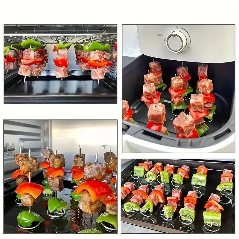 Kit Accessoires Grille Inox Air Fryer - Lot de 10 Pièces 304 inox
