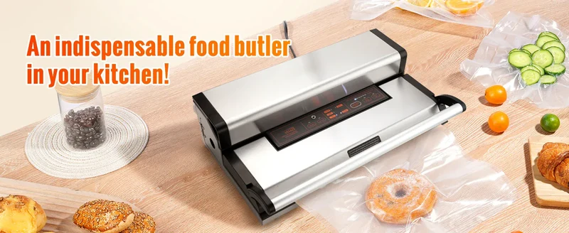 Machine Sous Vide Multifonctionnelle avec Cutter et Rouleau de Stockage