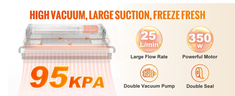 Machine Sous Vide Multifonctionnelle avec Cutter et Rouleau de Stockage