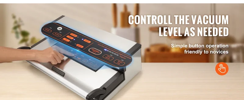 Machine Sous Vide Multifonctionnelle avec Cutter et Rouleau de Stockage