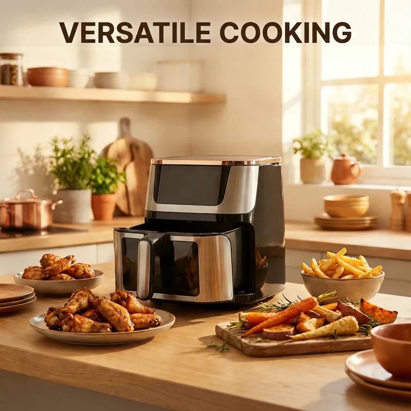 Friteuse Sans Huile 10L 1350W Écran Tactile 7 Programmes