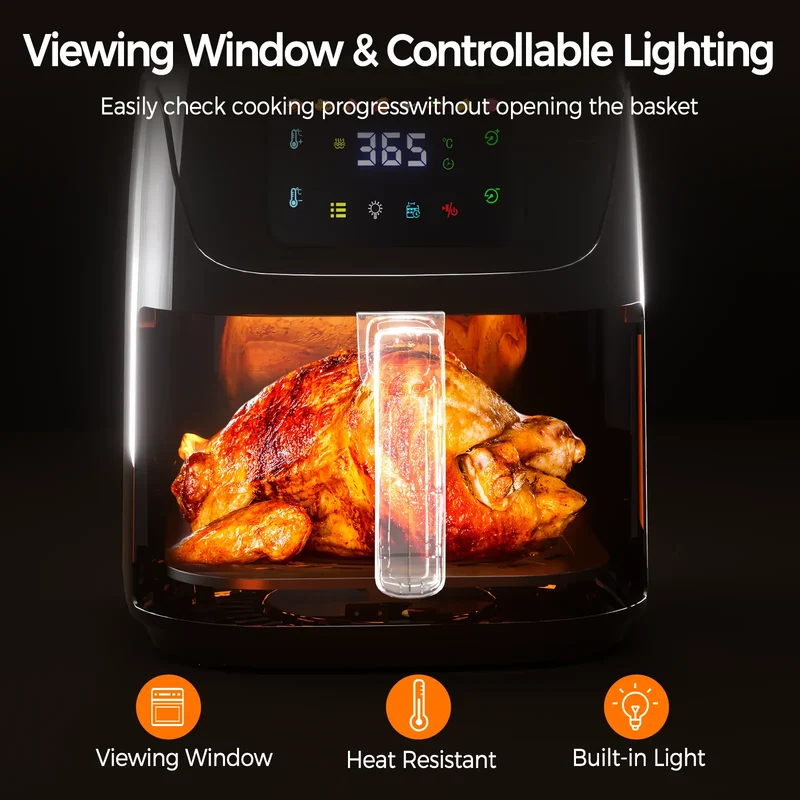 Friteuse Sans Huile 7L 200°C Écran Tactile 8 Programmes