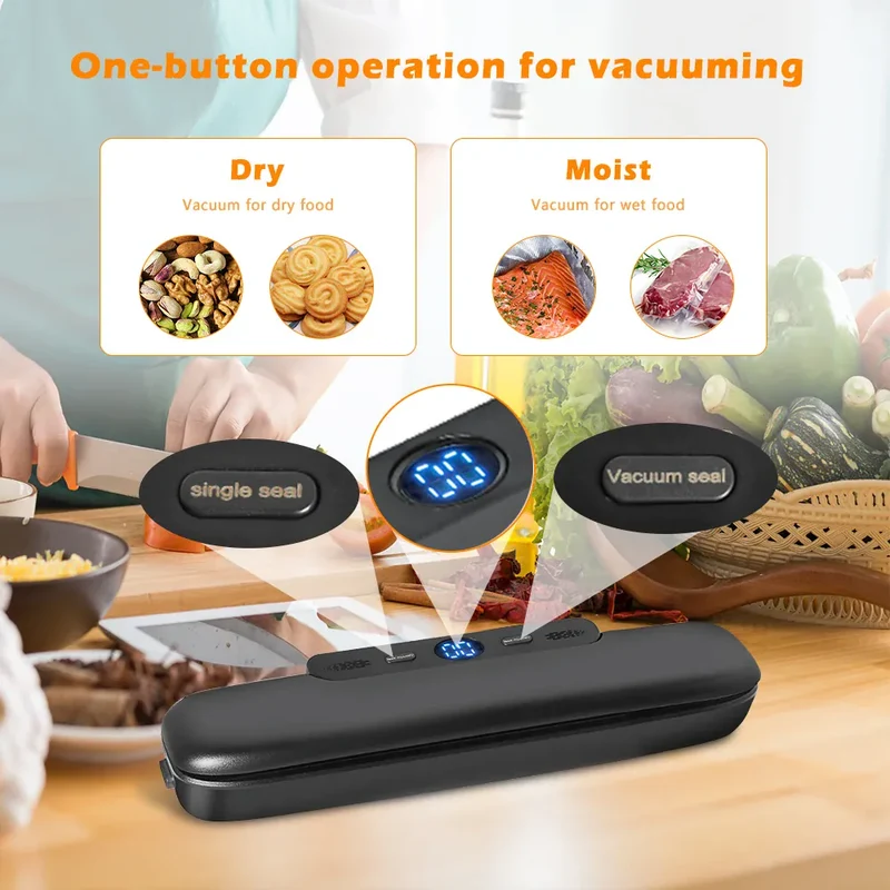 Machine Sous Vide Alimentaire 120W avec 10 Sacs Offerts