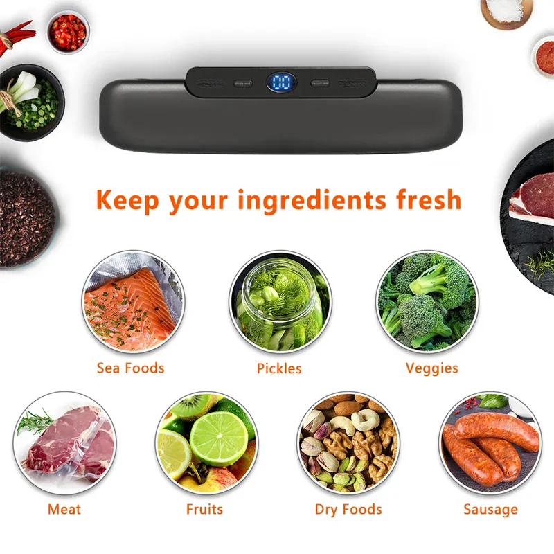 Machine Sous Vide Alimentaire 120W avec 10 Sacs Offerts