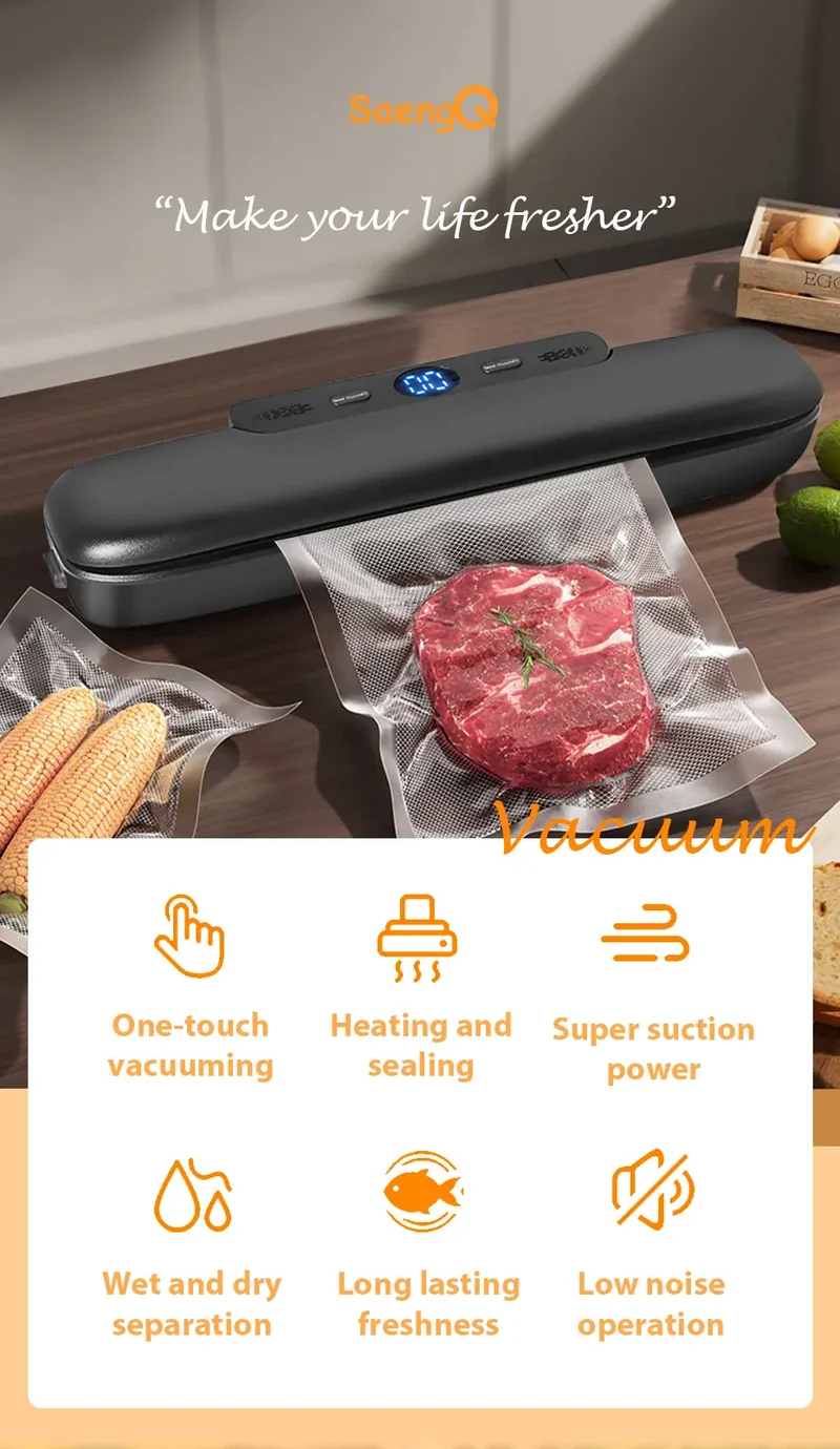 Machine Sous Vide Alimentaire 120W avec 10 Sacs Offerts