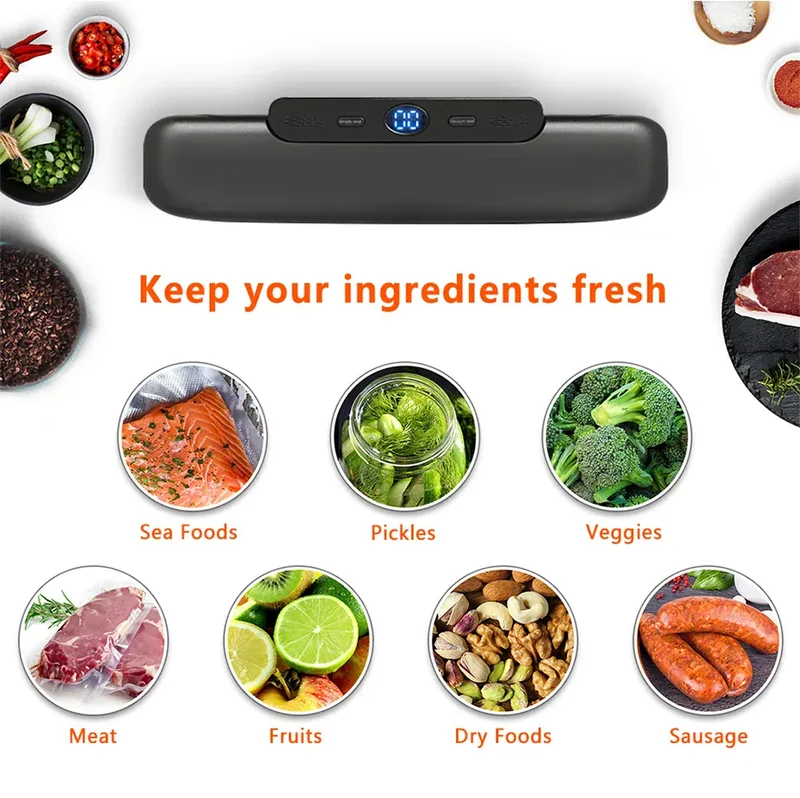 Machine Sous Vide Alimentaire 120W avec 10 Sacs Offerts
