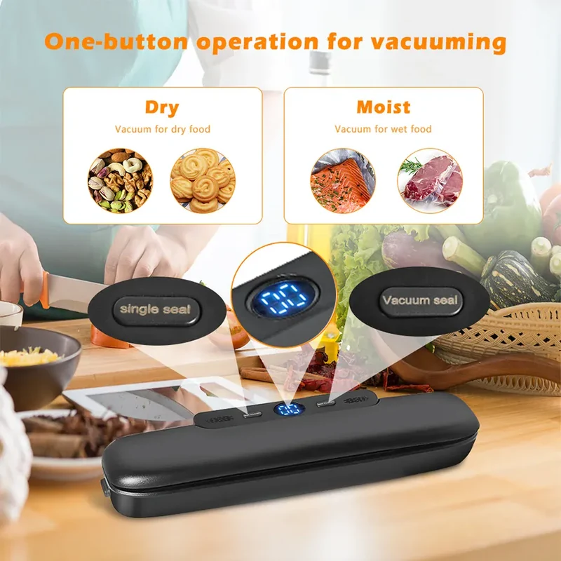 Machine Sous Vide Alimentaire 120W avec 10 Sacs Offerts