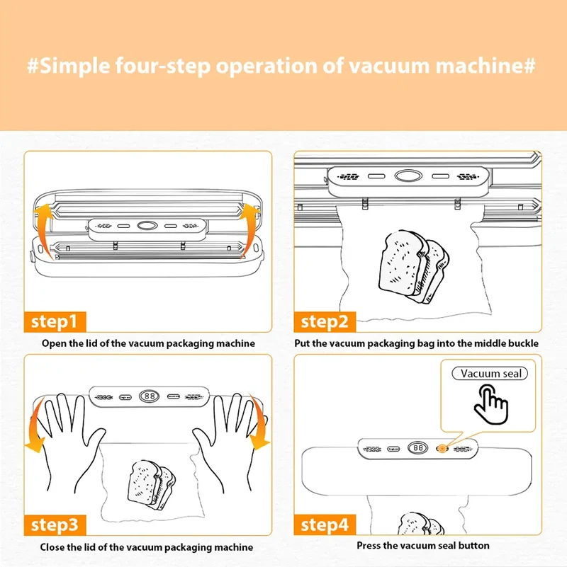 Machine Sous Vide Alimentaire 120W avec 10 Sacs Offerts