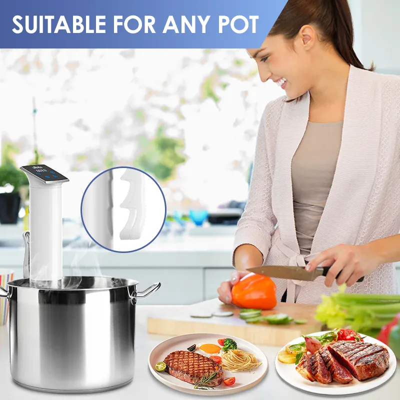 Cuiseur Sous Vide à Immersion 1100W Étanche avec Affichage LED