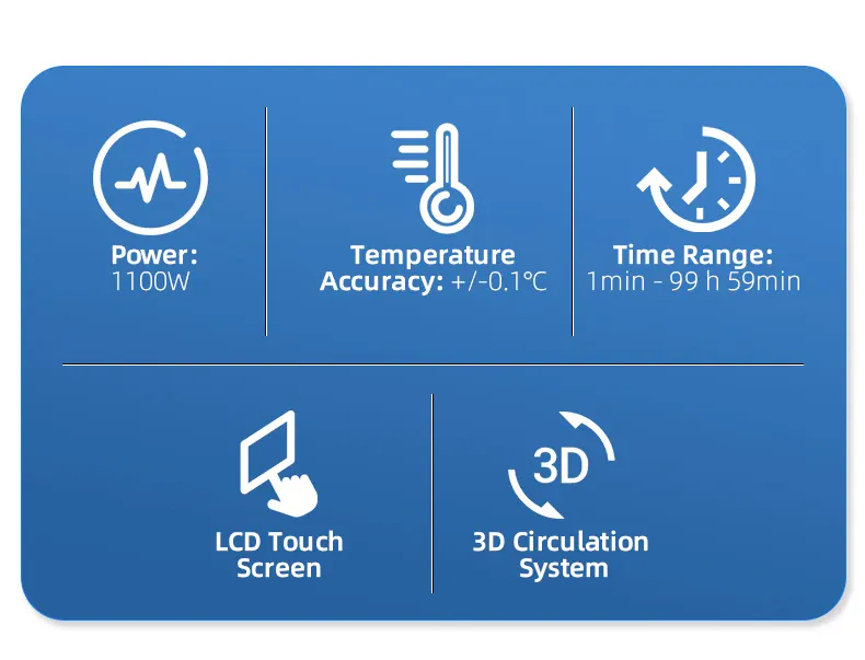 Cuiseur Sous Vide à Immersion 1100W Écran LCD Étanche IPX7