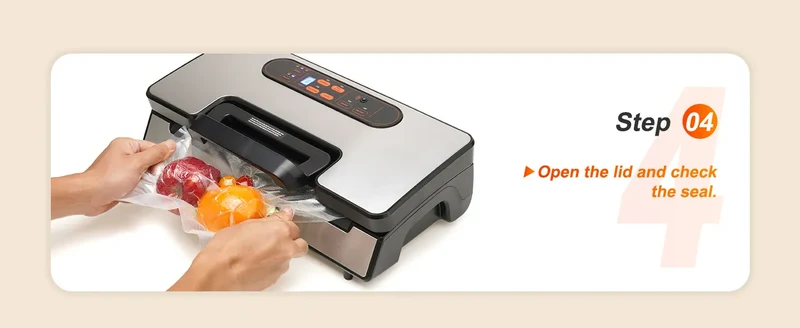 Machine Sous Vide Alimentaire 130W 90 kPa avec 10 Sacs Offerts