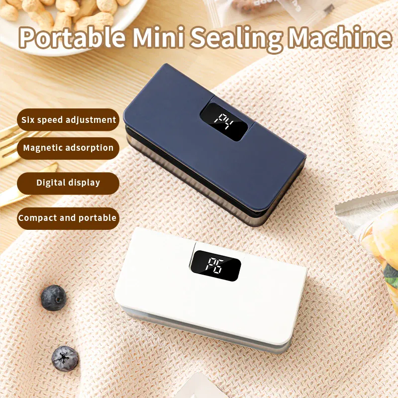 Scelleuse Alimentaire Mini Portable Rechargeable avec Affichage Digital