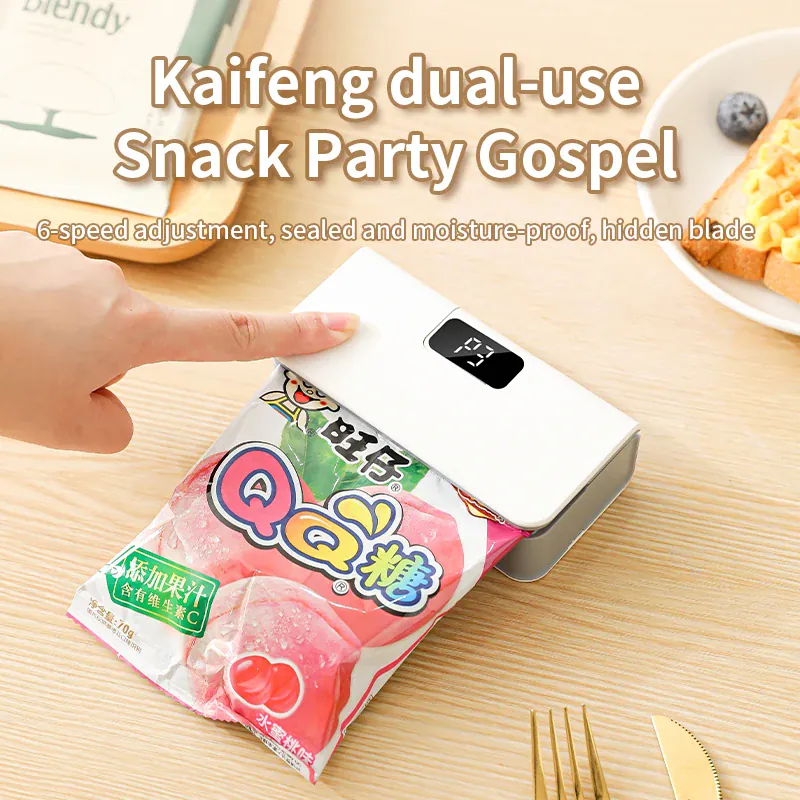 Scelleuse Alimentaire Mini Portable Rechargeable avec Affichage Digital