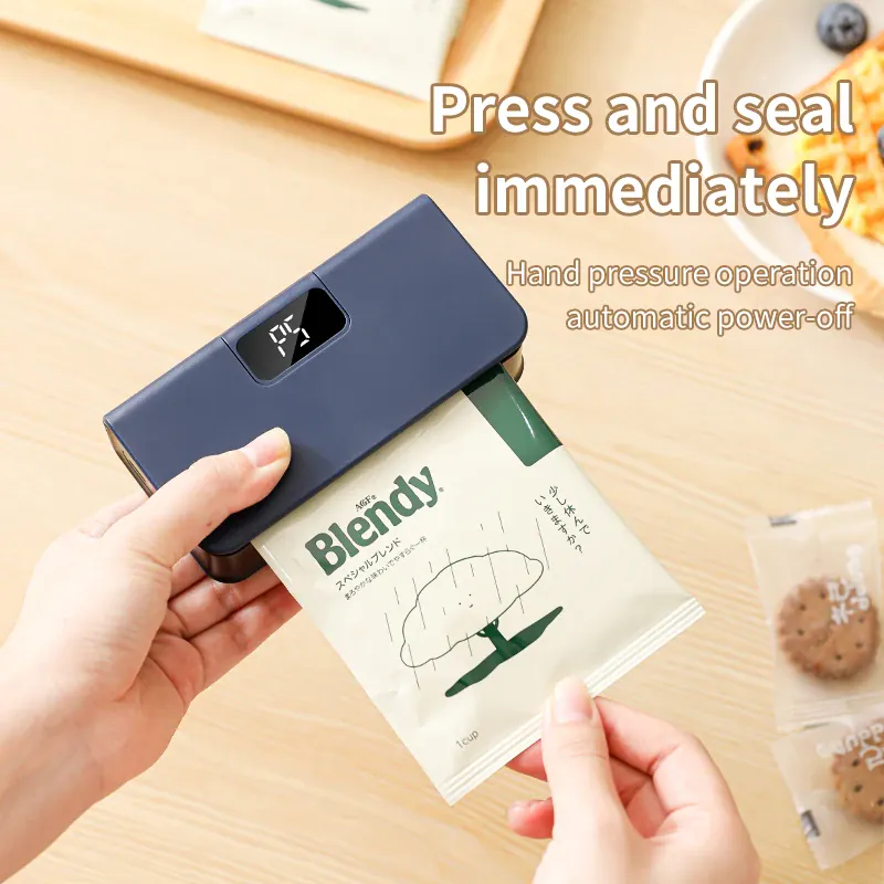 Scelleuse Alimentaire Mini Portable Rechargeable avec Affichage Digital