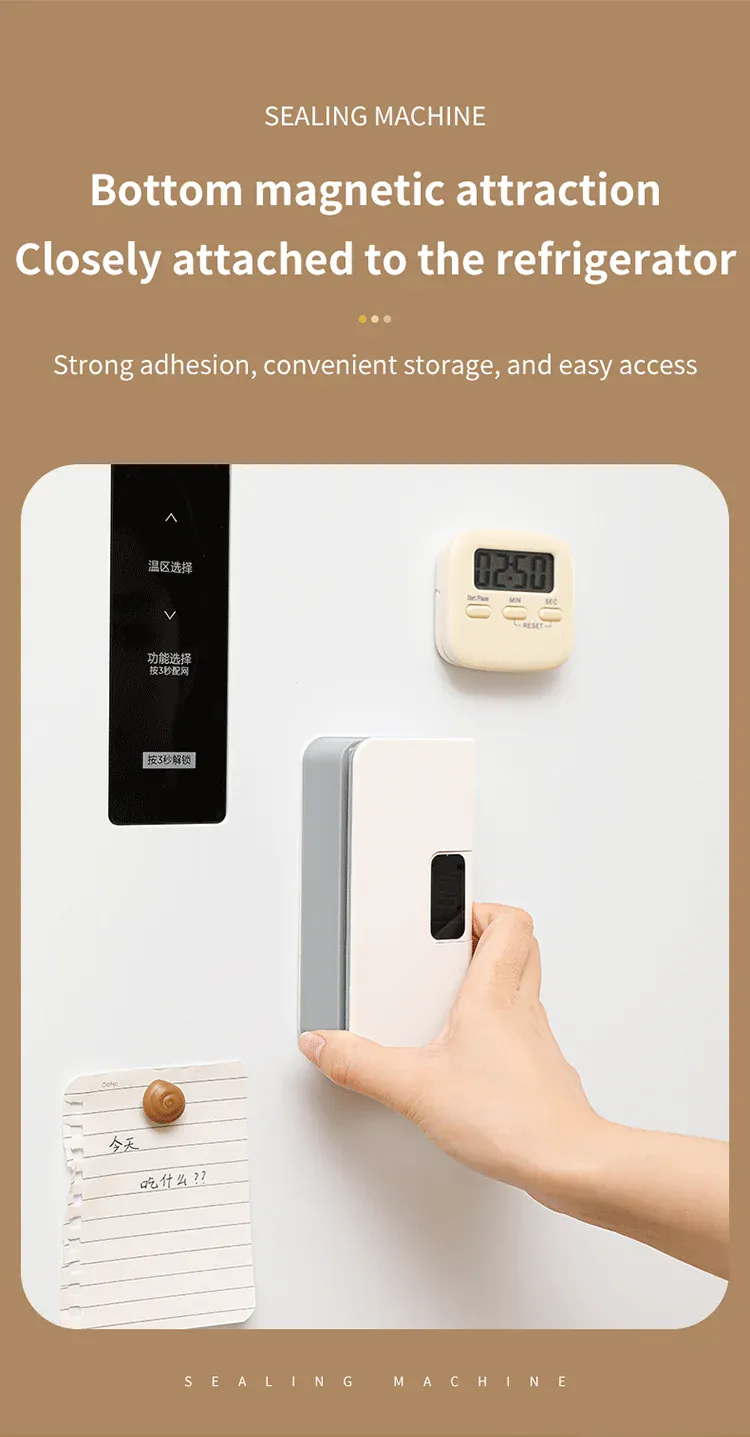 Scelleuse Alimentaire Mini Portable Rechargeable avec Affichage Digital