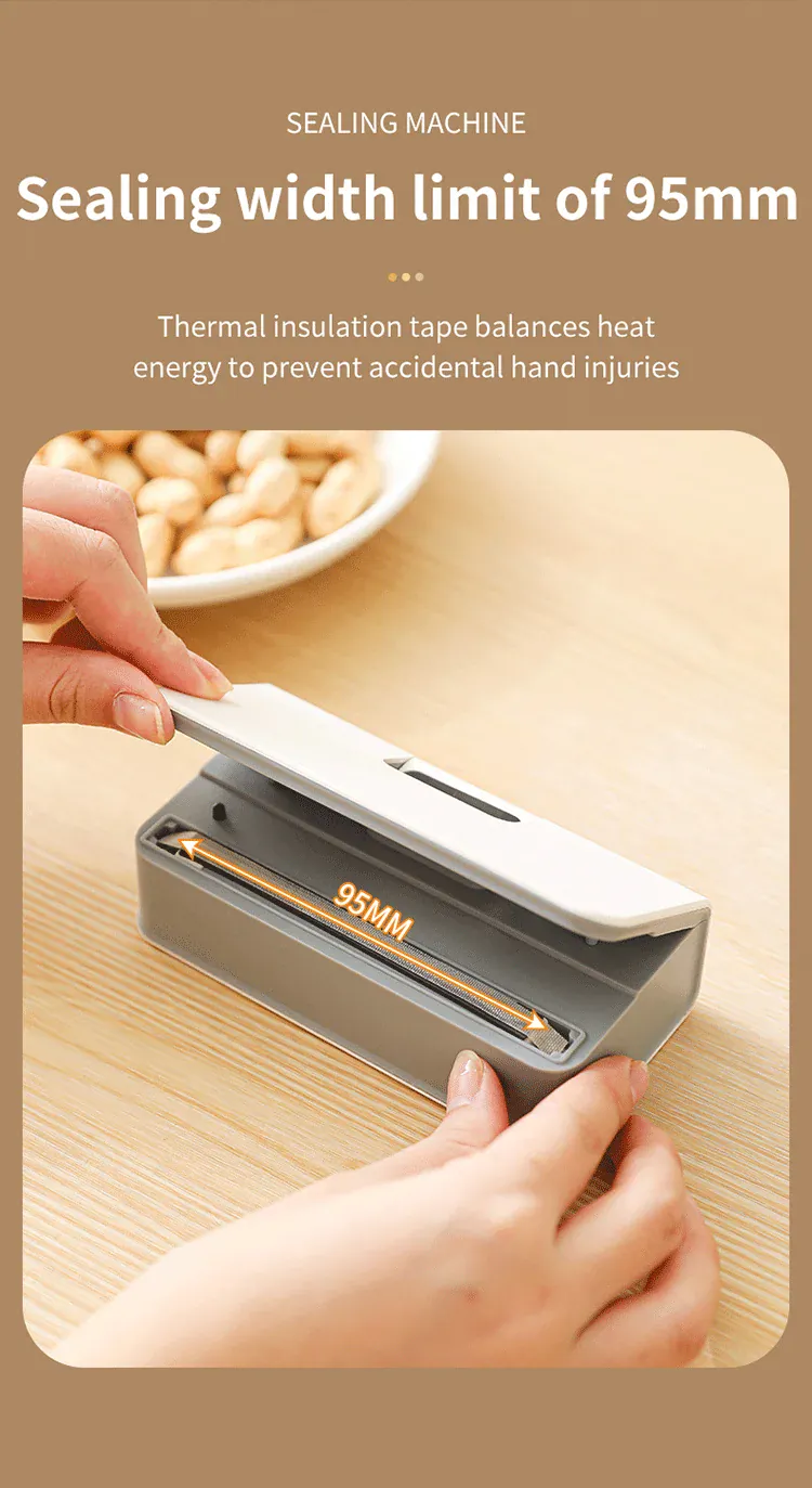 Scelleuse Alimentaire Mini Portable Rechargeable avec Affichage Digital