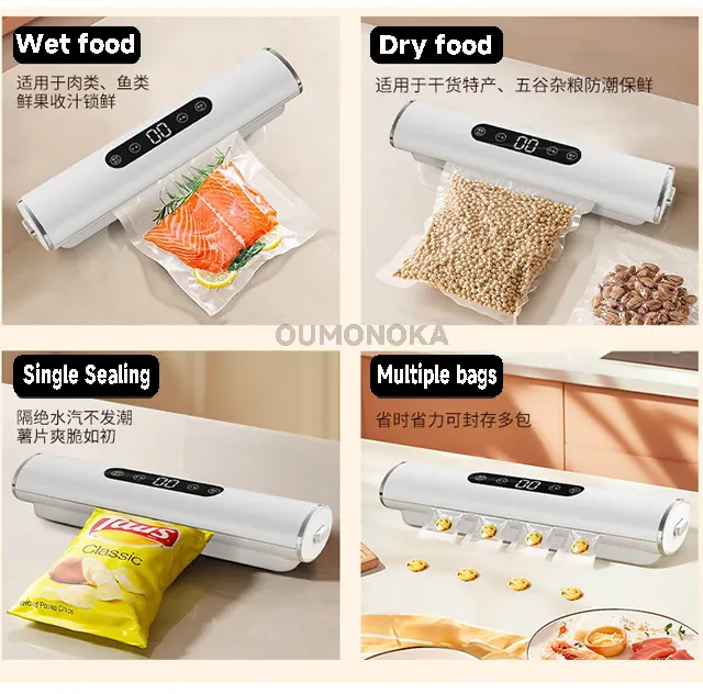 Machine Sous Vide Alimentaire avec Écran LED - Scelleuse Électrique