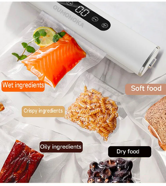 Machine Sous Vide Alimentaire avec Écran LED - Scelleuse Électrique