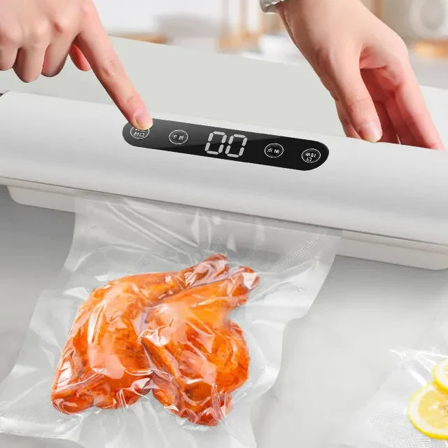 Machine Sous Vide Alimentaire avec Écran LED - Scelleuse Électrique