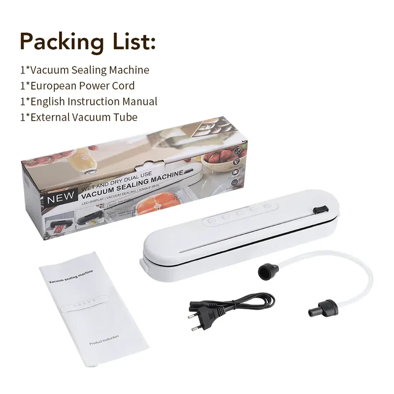 Scelleuse Alimentaire Électrique - 200 Watts Sacs Compatibles