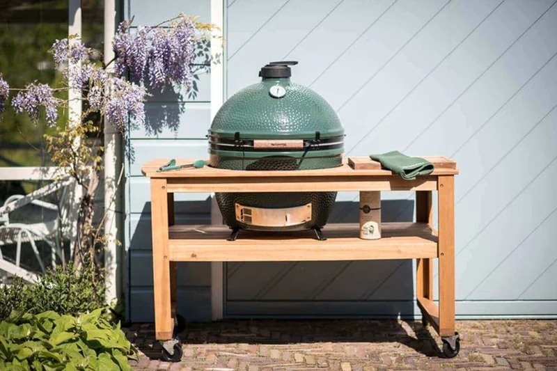 Pack Big Green Egg XLarge barbecue + convEGGtor + chariot à roulettes