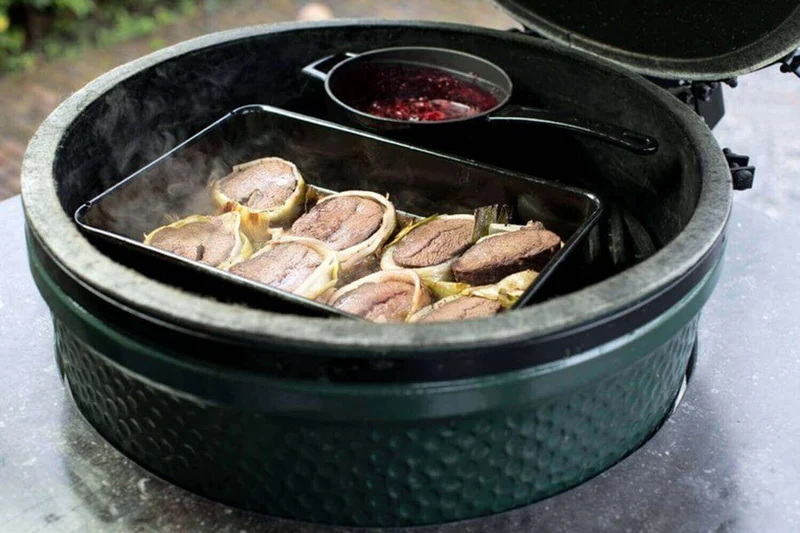 Pack Big Green Egg XLarge barbecue + convEGGtor + chariot à roulettes