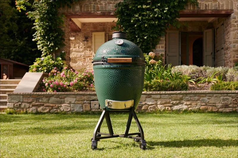 Pack Big Green Egg Large barbecue + convEGGtor + chariot à roulettes