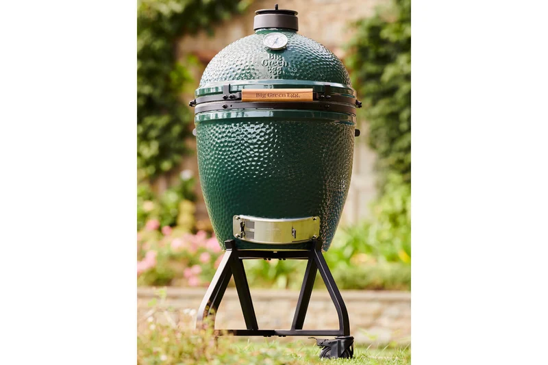 Pack Big Green Egg Large barbecue + convEGGtor + chariot à roulettes