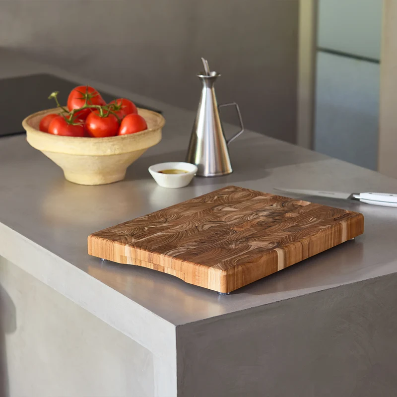TABLA DE CORTE MADERA TECA 280x370x32 mm