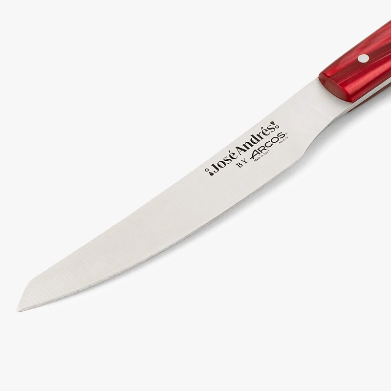 Juego 2 Pzas. Cuchillo mesa rojo José Andrés