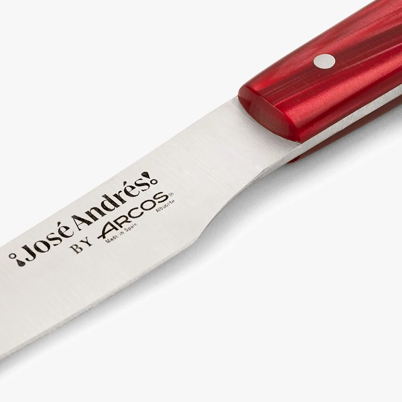 Juego 2 Pzas. Cuchillo mesa rojo José Andrés