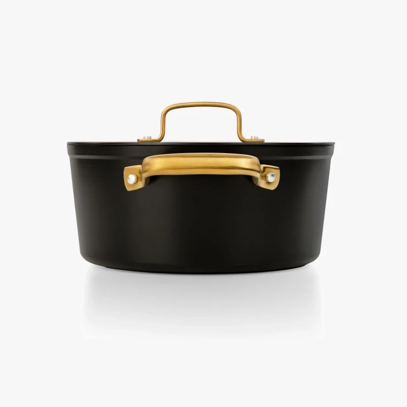 Cacerola Antiadherente Cerámico Serie Samoa Iconic Negro 24 Cm / 4,3 L