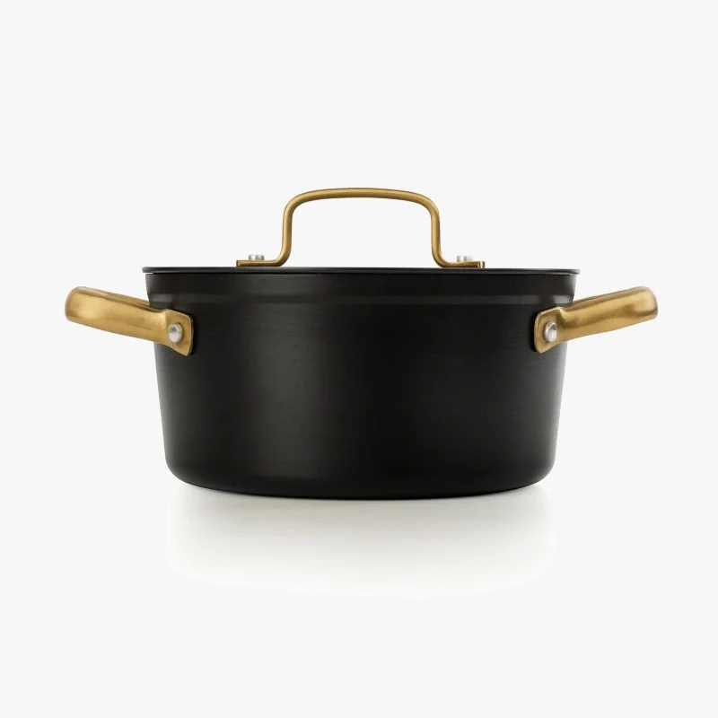 Cacerola Antiadherente Cerámico Serie Samoa Iconic Negro 20 Cm / 2,6 L